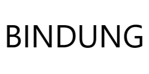 Bindungen